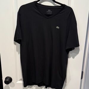 Lacoste Men's Black Short Sleeve Tee